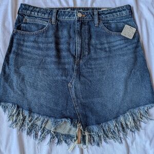 Free People We The Free Jean/Denim Skirt Size 31